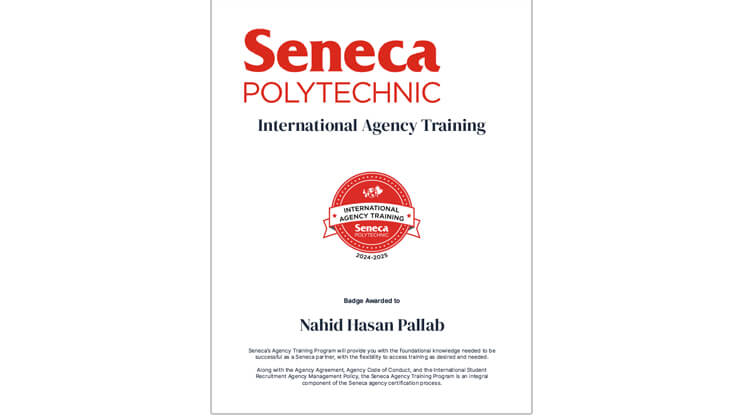 Seneca Agent Training Certificate