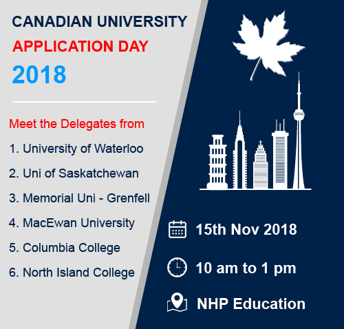 Canadian University Application Day Nov 2018